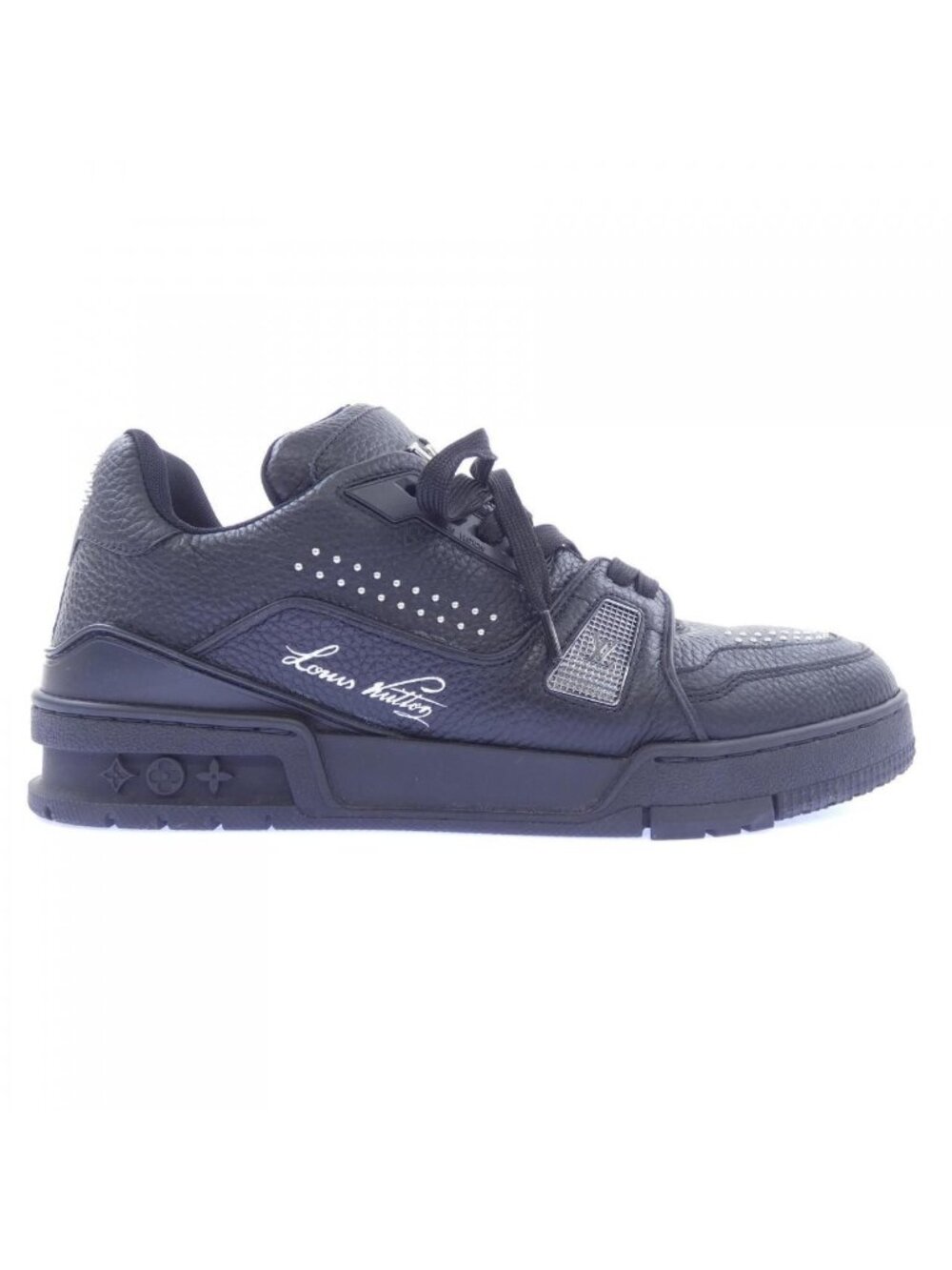 Louis Vuitton Metal Detail LV Trainer Line Sneakers